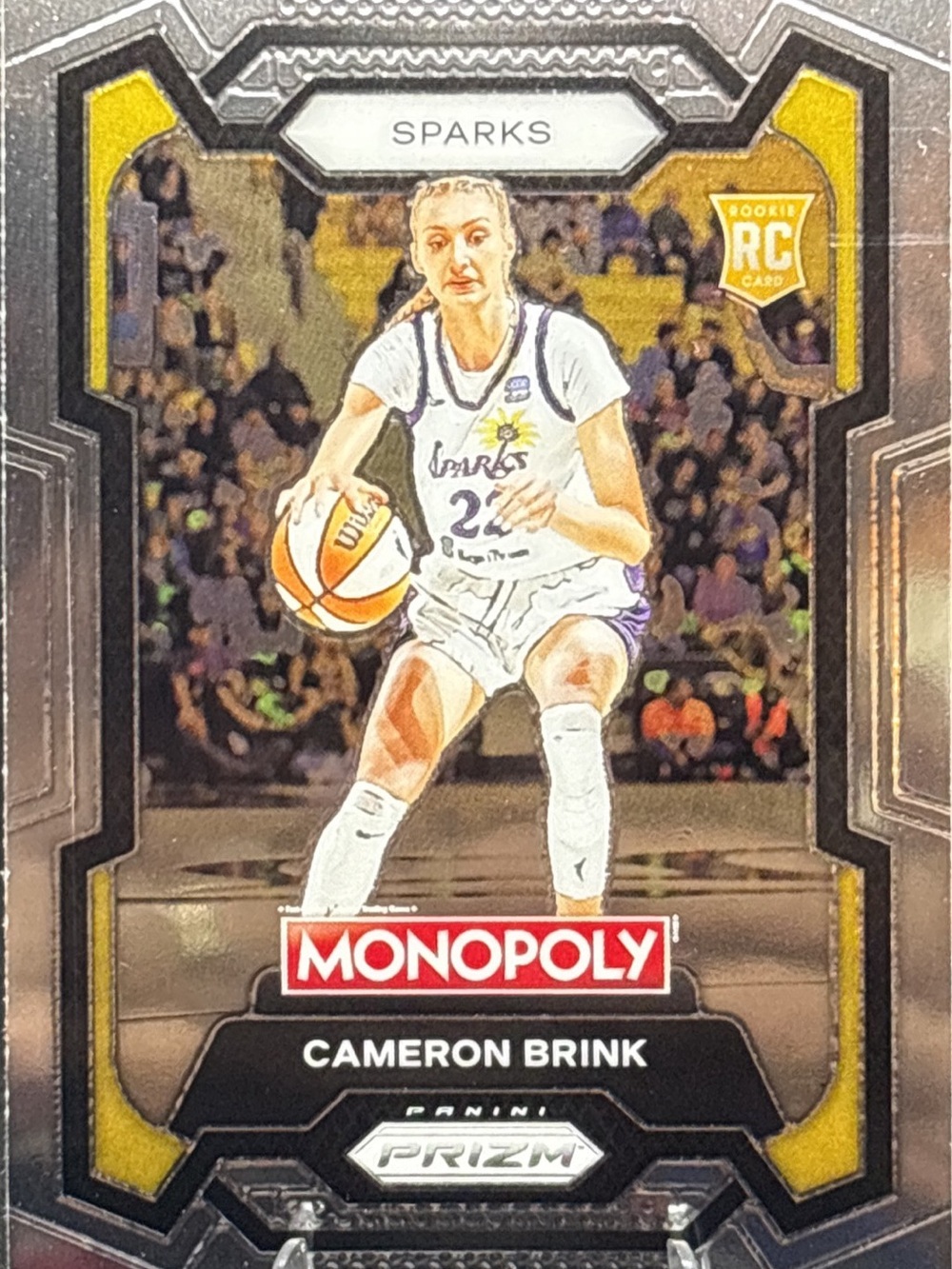 Panini Prizm Monopoly Cameron Brink Rookie Basketball Trading Card